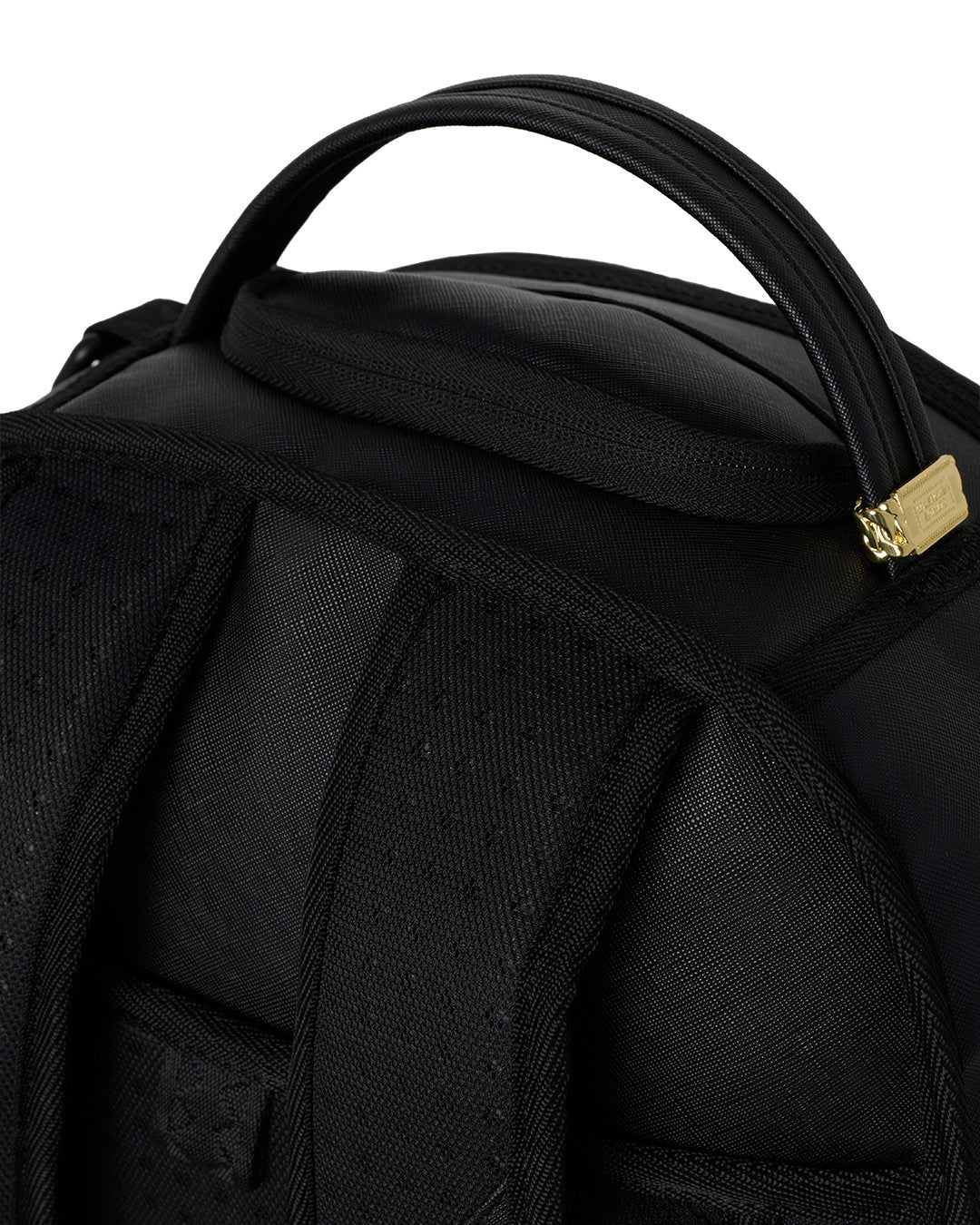 BLACKED OUT METALLIC DRIP BACKPACK