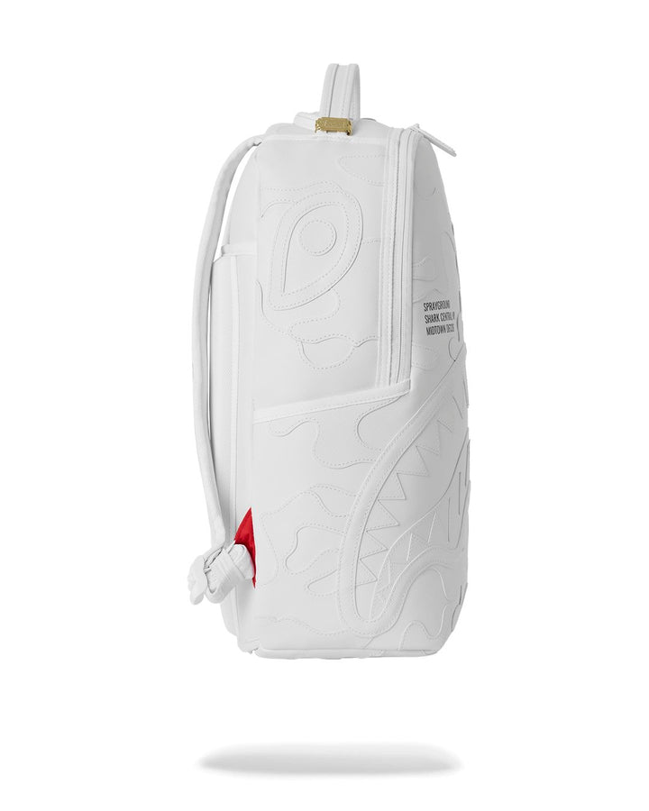 SHARK CENTRAL CAMO CUT SHARK WHITE BACKPACK