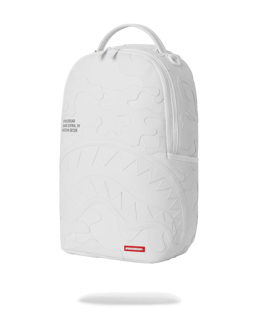 SHARK CENTRAL CAMO CUT SHARK WHITE BACKPACK