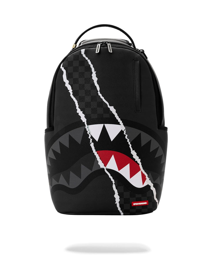 CENTER RIP REVEALING GRAY CHECK BACKPACK