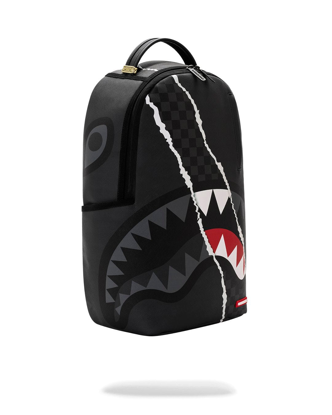 CENTER RIP REVEALING GRAY CHECK BACKPACK