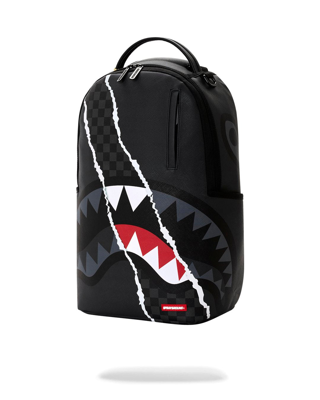 CENTER RIP REVEALING GRAY CHECK BACKPACK