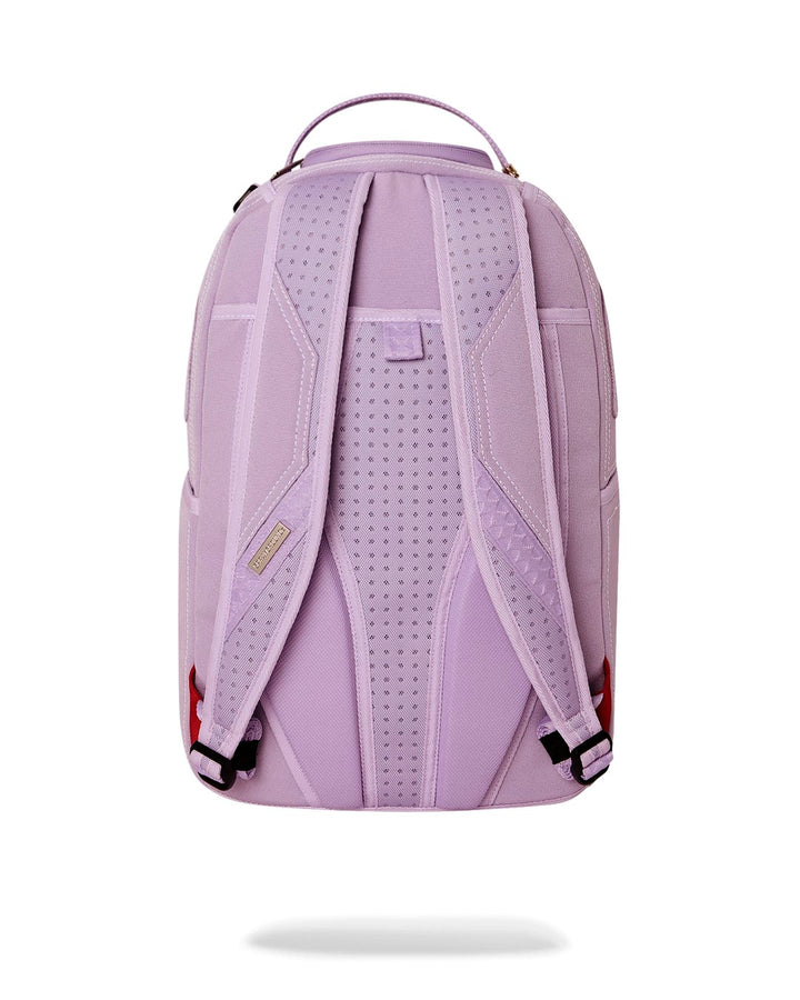 PURPLE CANVAS STITCH BACKPACK