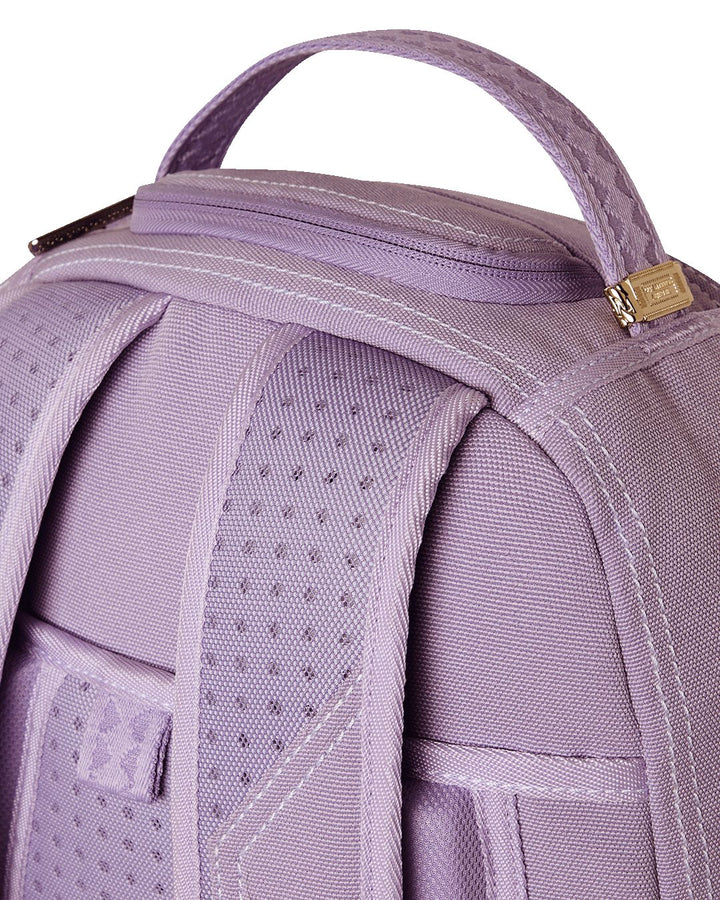 PURPLE CANVAS STITCH BACKPACK
