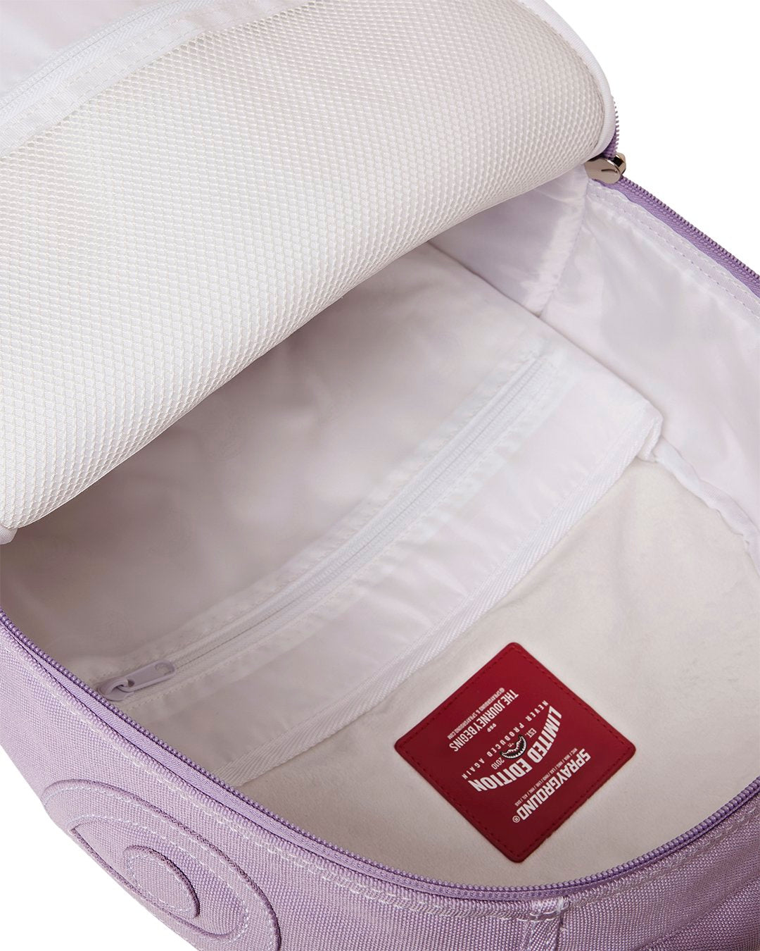 PURPLE CANVAS STITCH BACKPACK