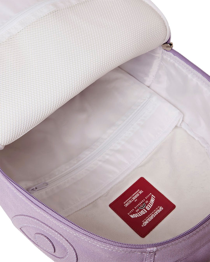 PURPLE CANVAS STITCH BACKPACK