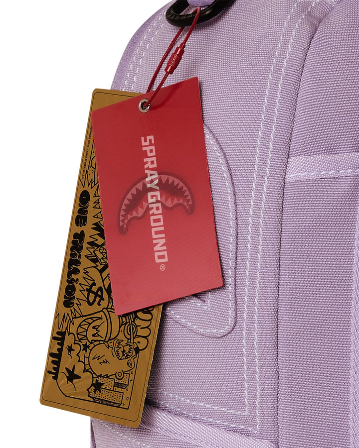 PURPLE CANVAS STITCH BACKPACK