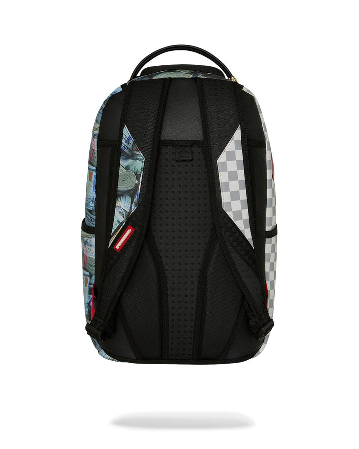 CREAM CHECK FULL OF CASH BACKPACK