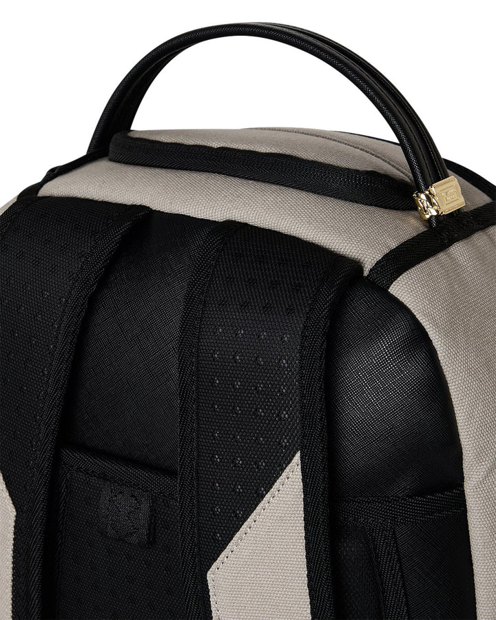 CREAM DENIM TEAR SHARK BACKPACK