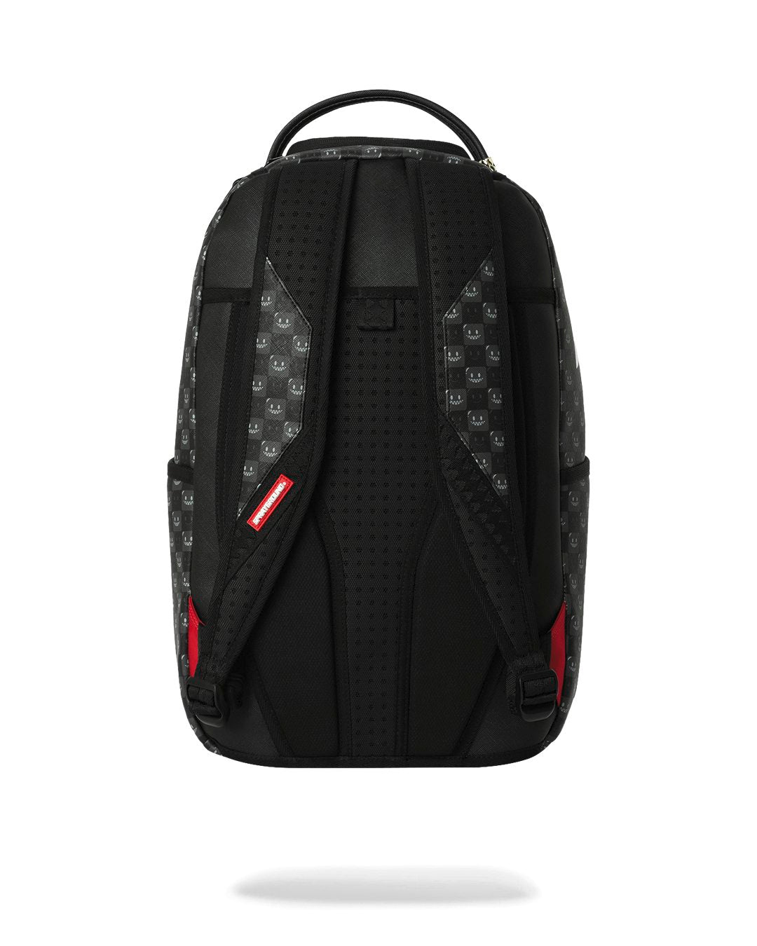 SHARKS IN PARIS WTF BUBBLY BLACK CHECK BACKPACK