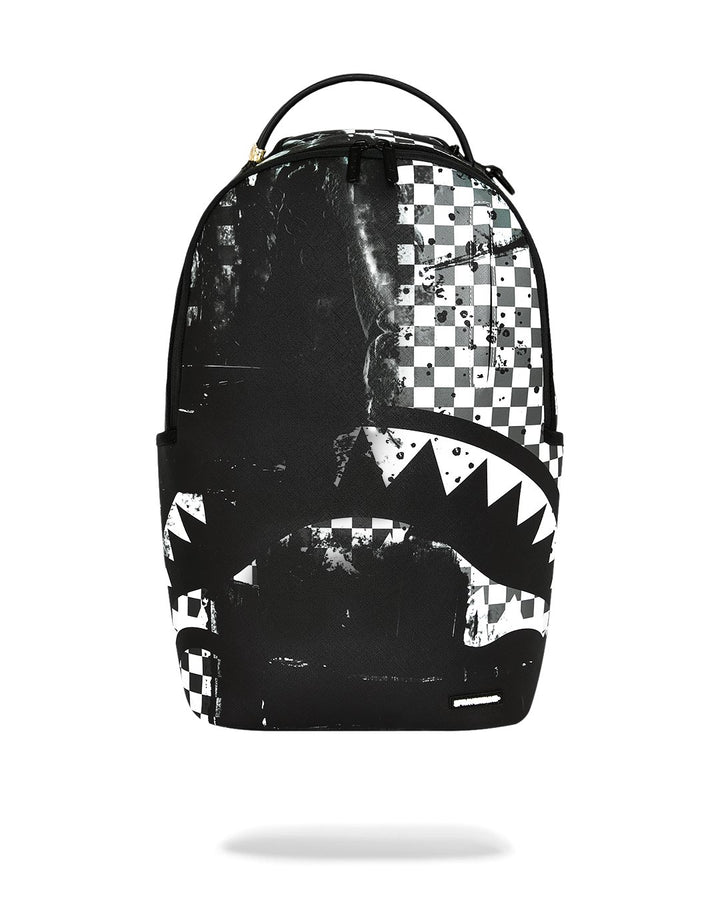 PAINTED OVER CHECK BACKPACK