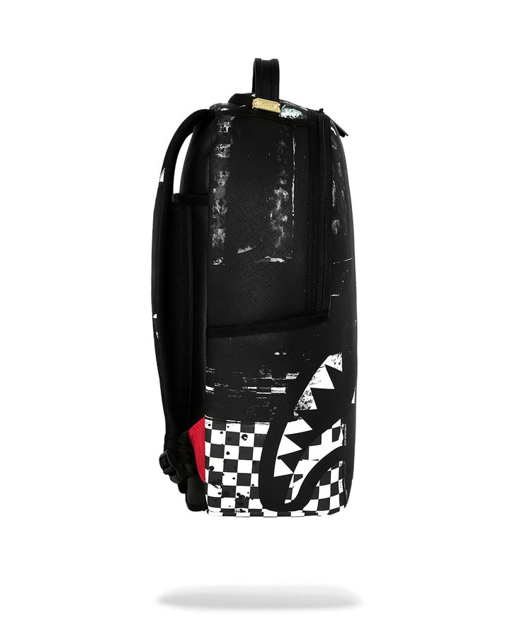 PAINTED OVER CHECK BACKPACK