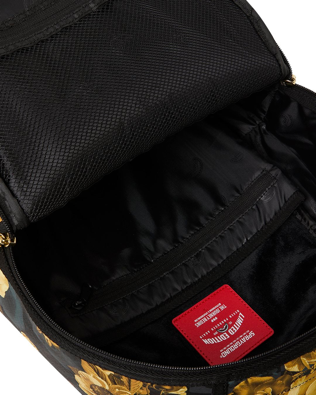 GOLD FLORAL REMIX DLXSV BACKPACK