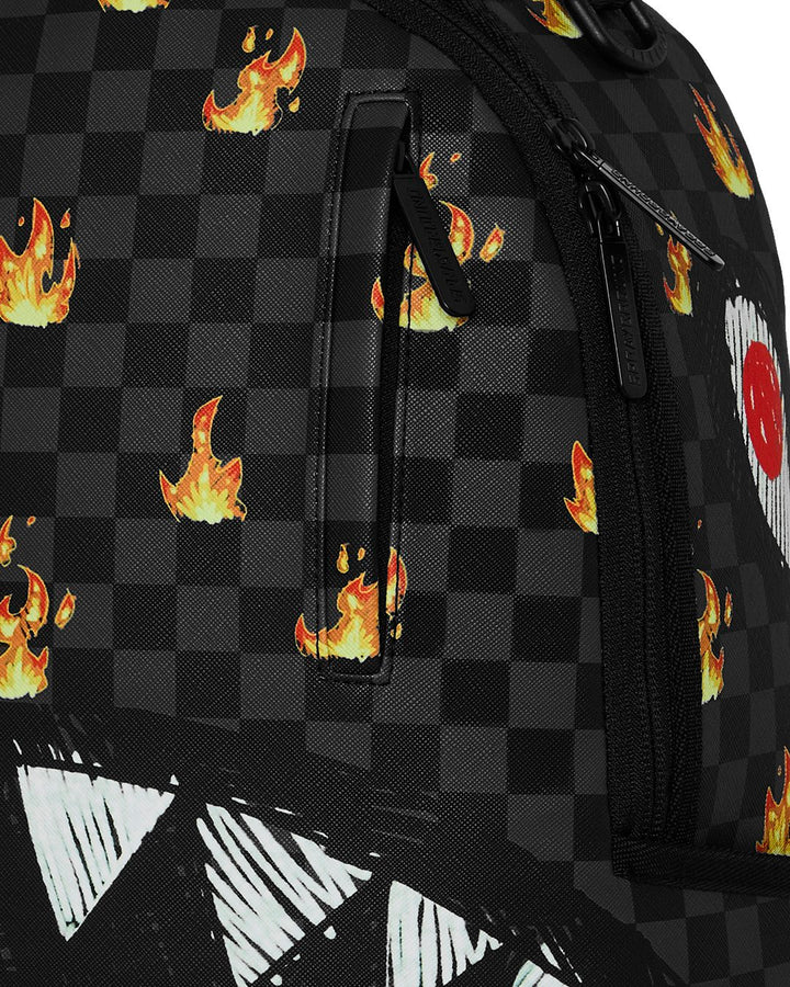 SCRIBBLE FIRE CHECK DLXSV BACKPACK