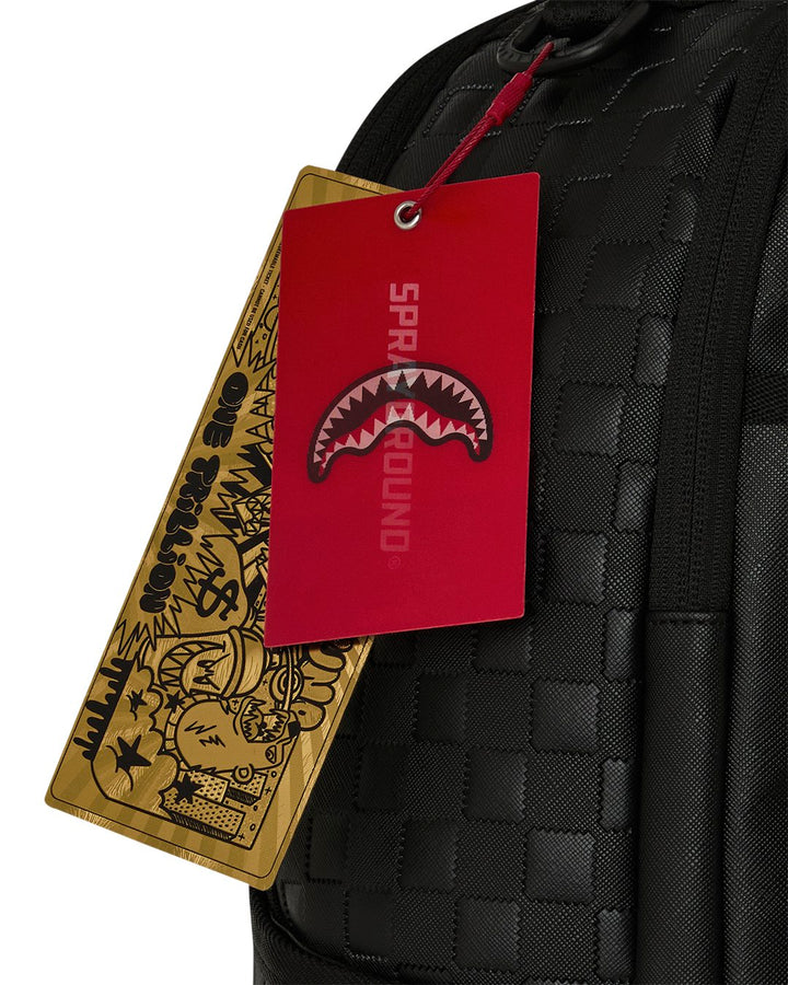RAISED CHECK BACKPACK