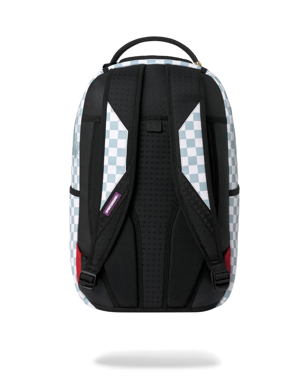 MARVEL BLACK PANTHER WAKANDA FOREVER ON WHITE CHECK BACKPACK