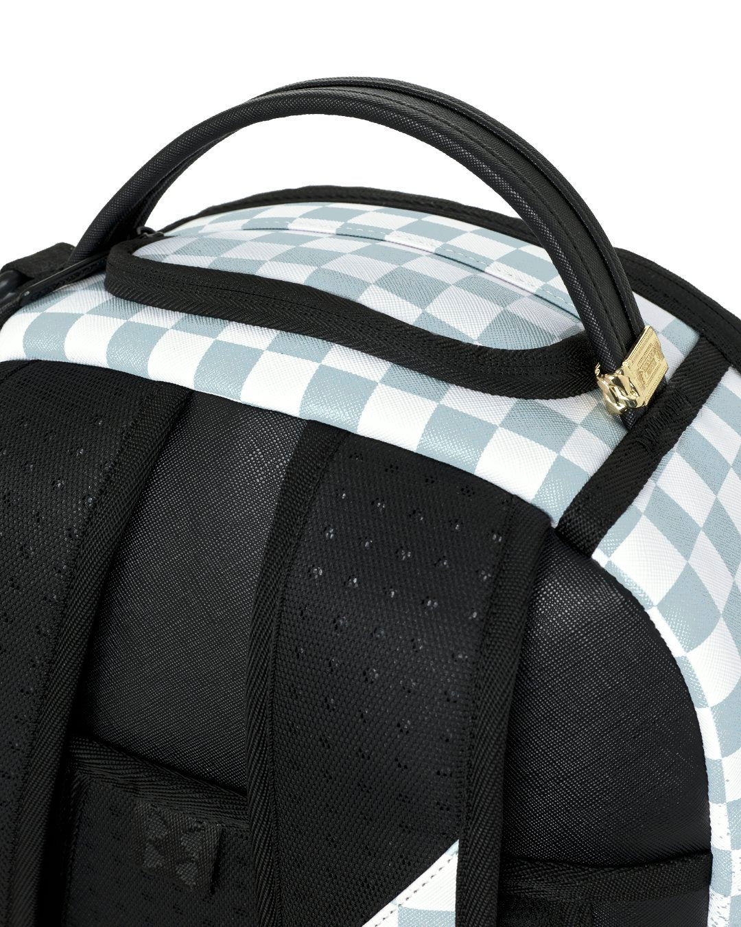 MARVEL BLACK PANTHER WAKANDA FOREVER ON WHITE CHECK BACKPACK
