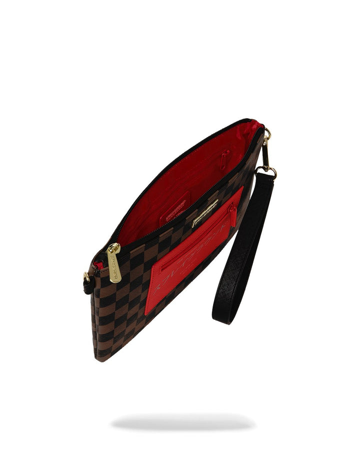 RED REDEMPTION CROSSBODY POUCHETTE