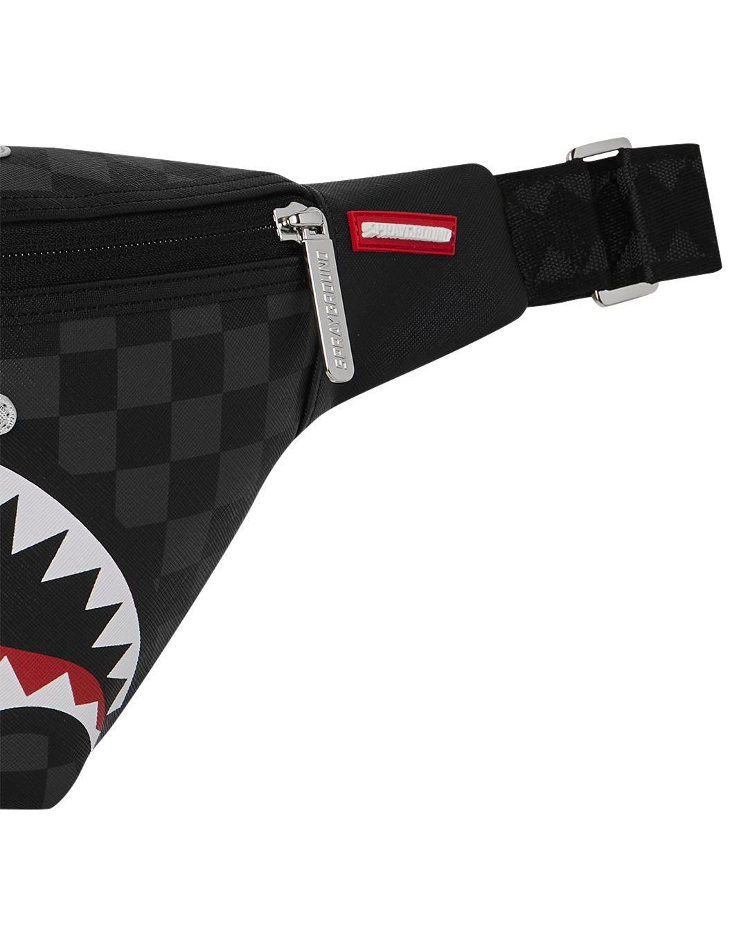 SILVER SIDE DRIP BLACK CHECK SAVVY CROSSBODY