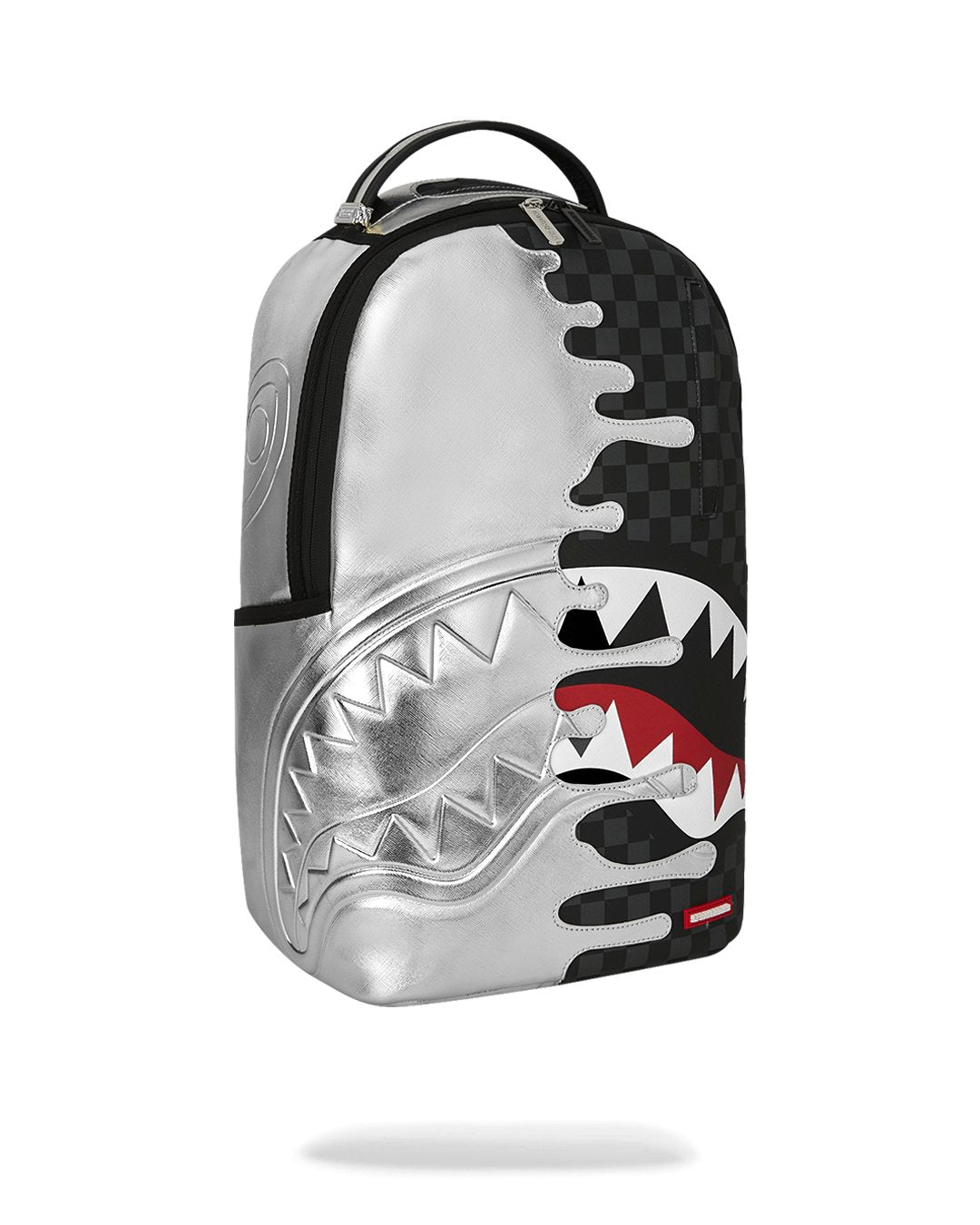 SILVER SIDE DRIP BLACK CHECK DLXSV BACKPACK