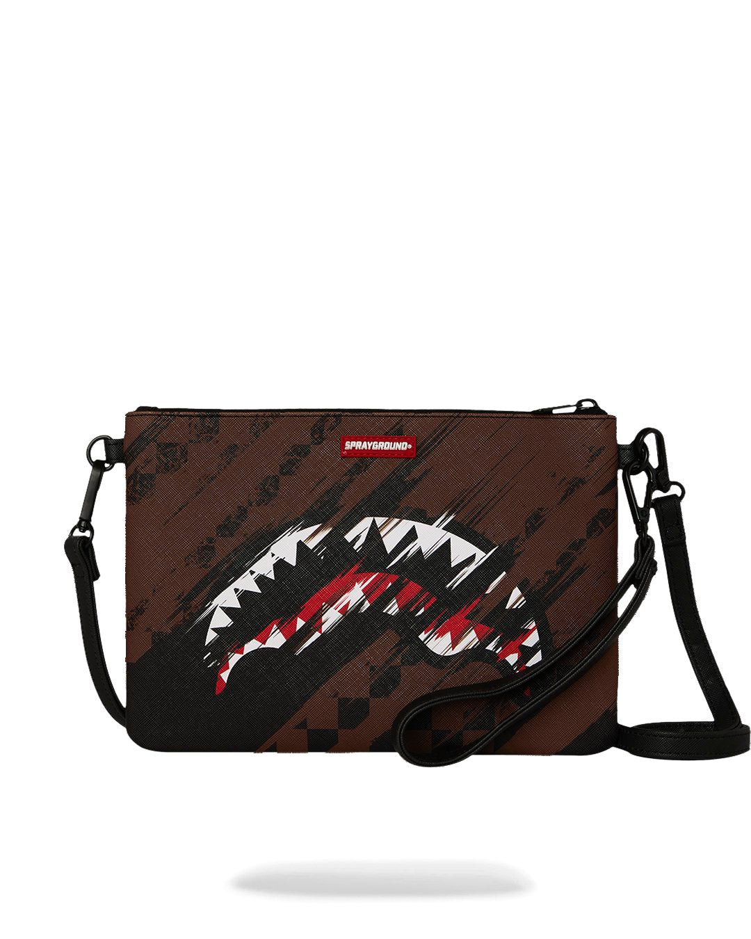 SMEARED GRUNGE CROSSBODY POUCHETTE