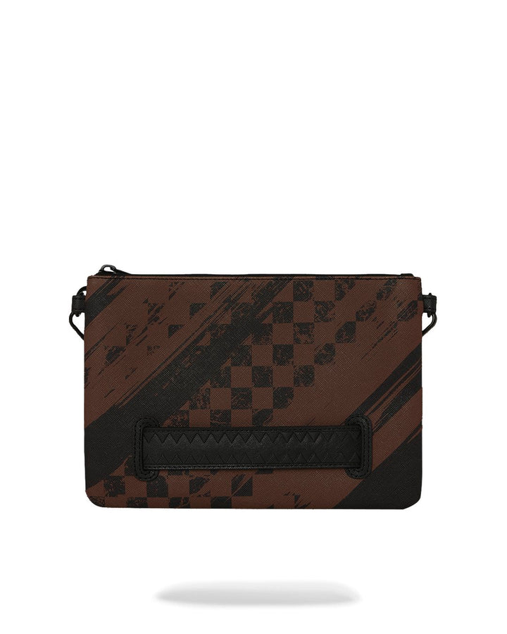 SMEARED GRUNGE CROSSBODY POUCHETTE