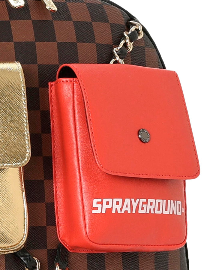 HANGING POCKETS MIX UP BACKPACK