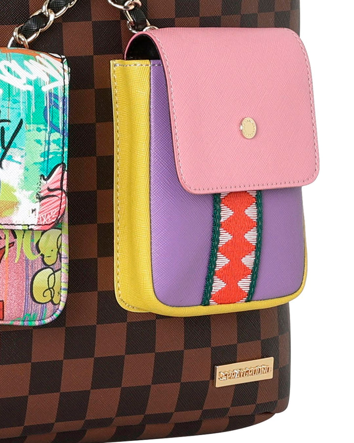 HANGING POCKETS MIX UP BACKPACK