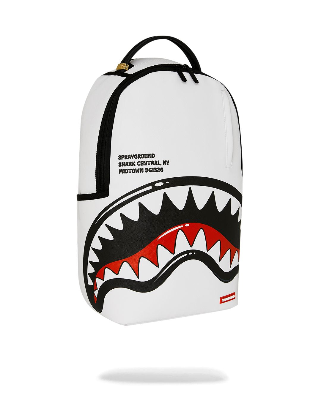 SHARK CENTRAL BUBBLY WHITE BACKPACK