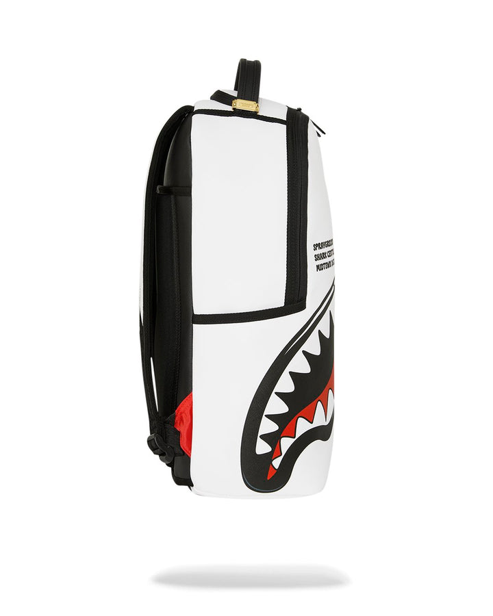 SHARK CENTRAL BUBBLY WHITE BACKPACK