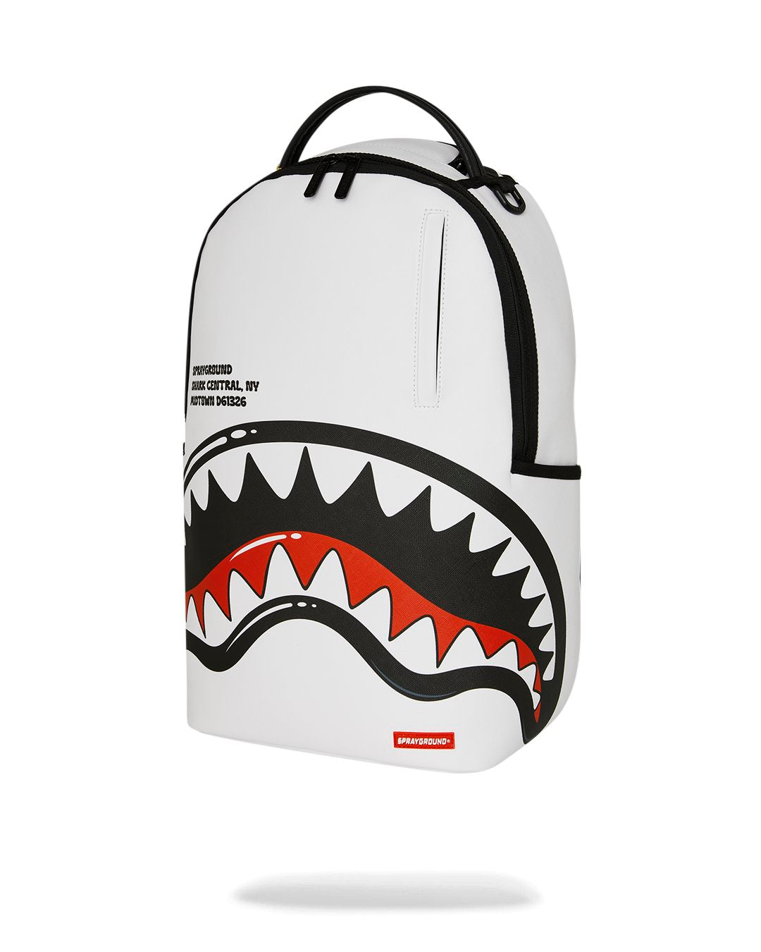 SHARK CENTRAL BUBBLY WHITE BACKPACK