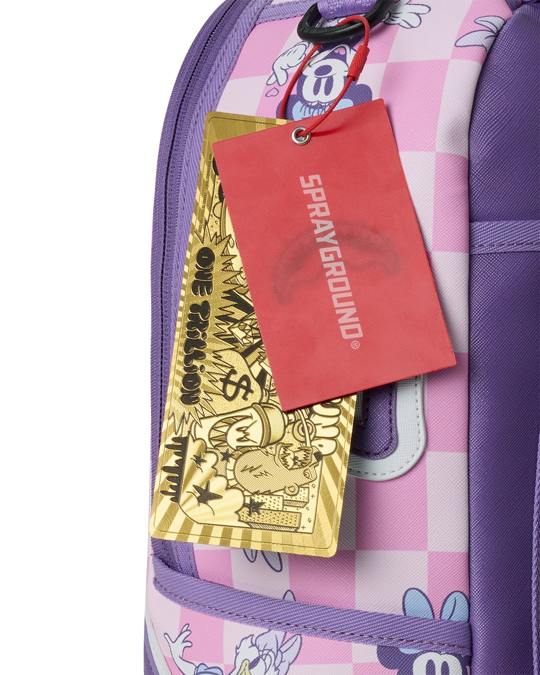DISNEY MINNIE AND DAISY CHECKERS BACKPACK