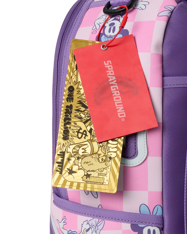 DISNEY MINNIE AND DAISY CHECKERS BACKPACK