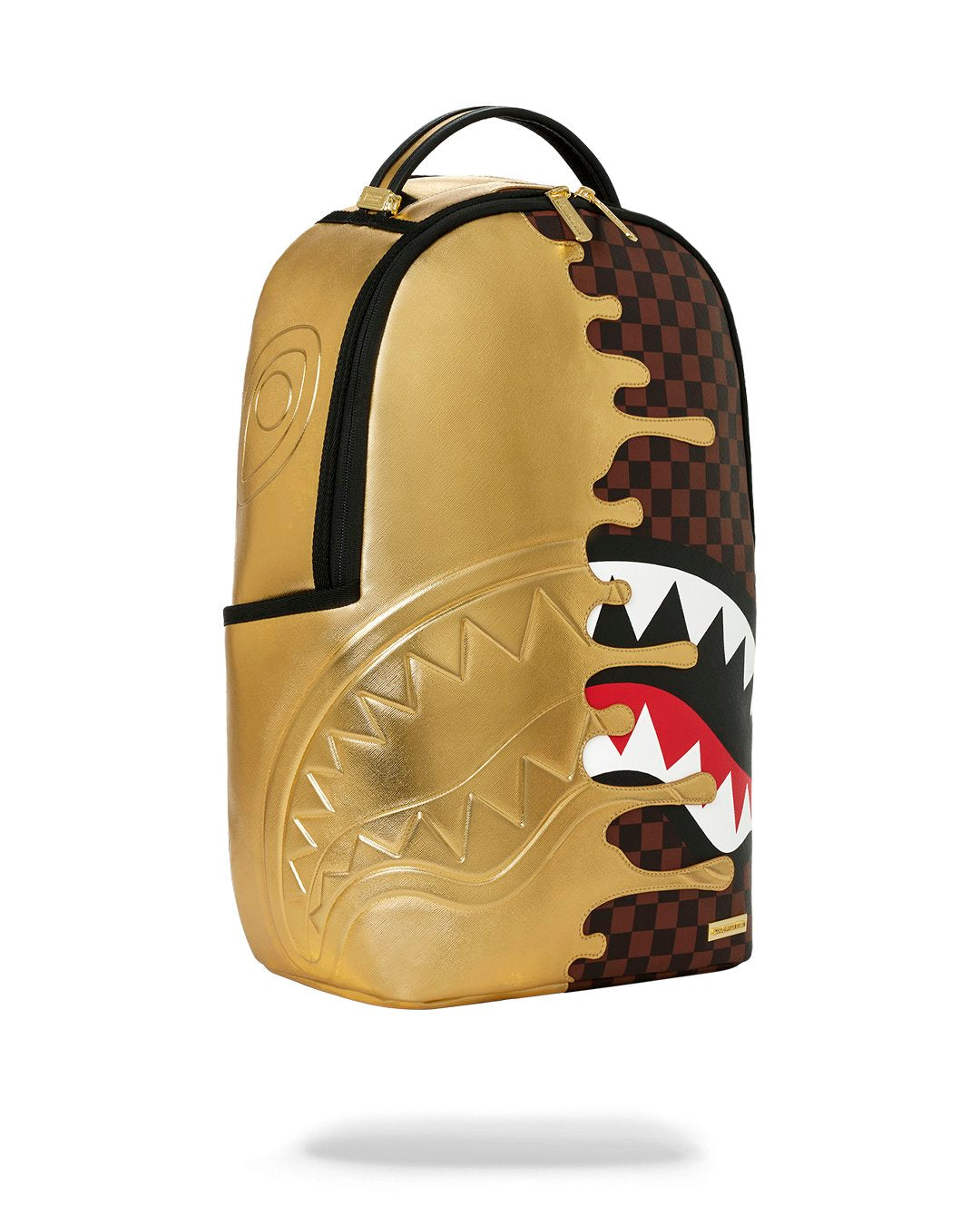 SHARKS IN PARIS GOLD DRIP BACKPACK
