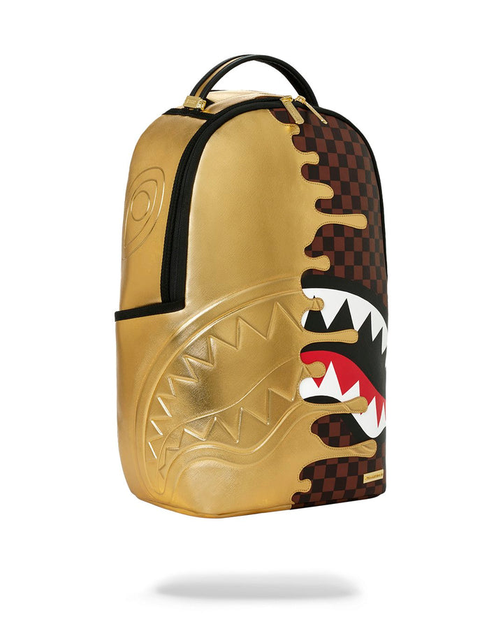 SHARKS IN PARIS GOLD DRIP BACKPACK