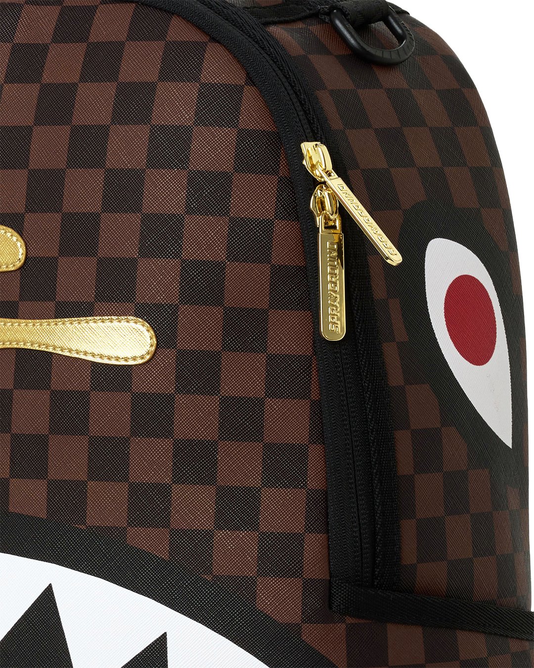 SHARKS IN PARIS GOLD DRIP BACKPACK