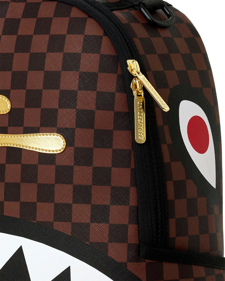 SHARKS IN PARIS GOLD DRIP BACKPACK