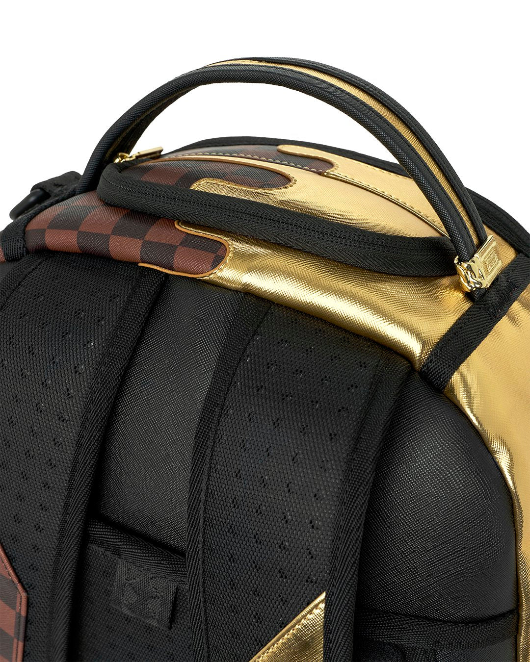 SHARKS IN PARIS GOLD DRIP BACKPACK