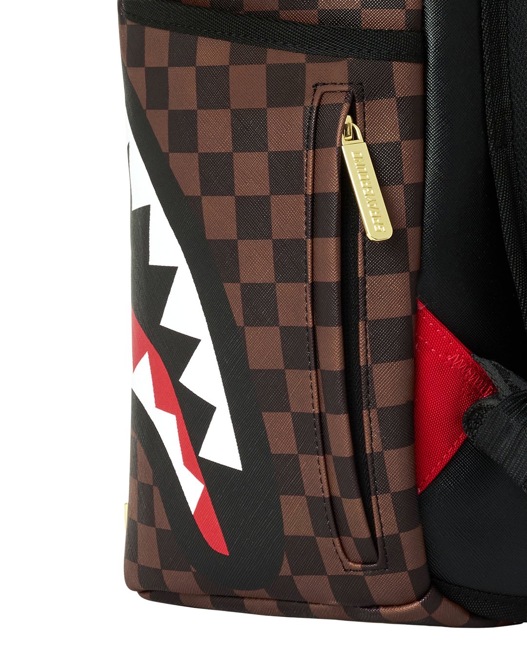 SHARKS IN PARIS GOLD DRIP BACKPACK