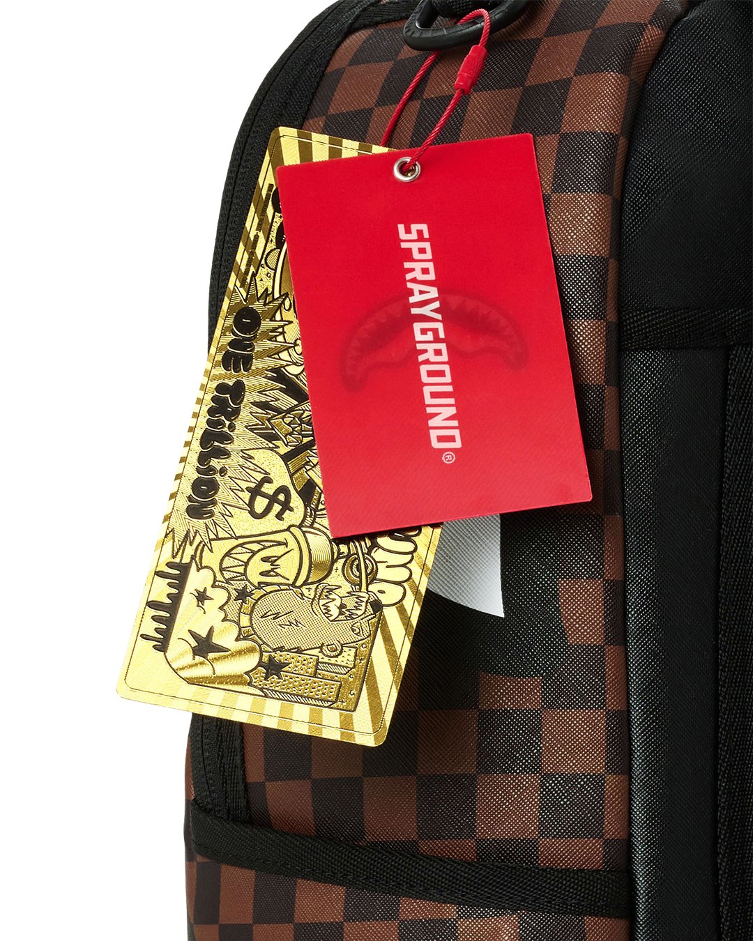 SHARKS IN PARIS GOLD DRIP BACKPACK