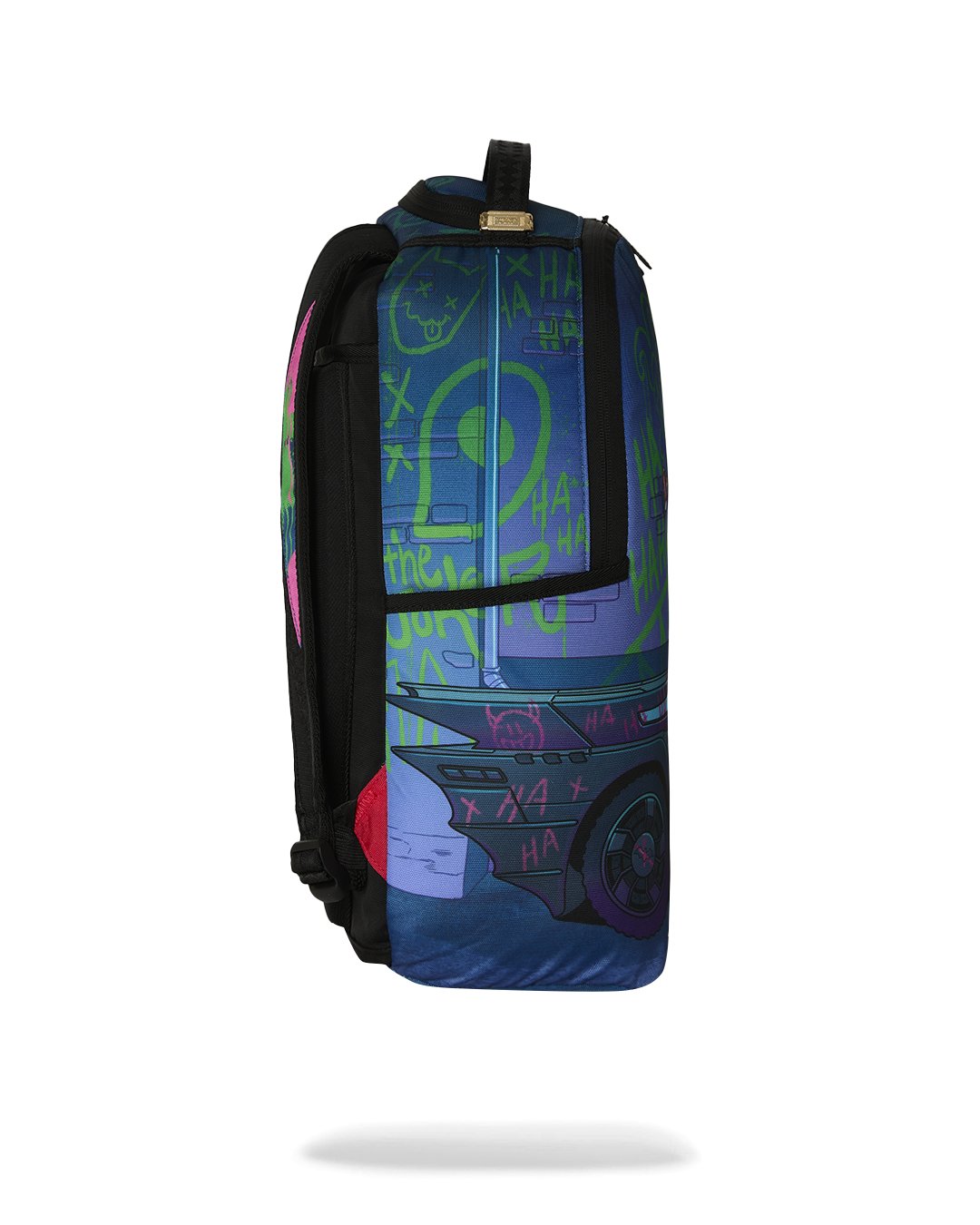 DC JOKER TAGGED UP BATMOBILE BACKPACK