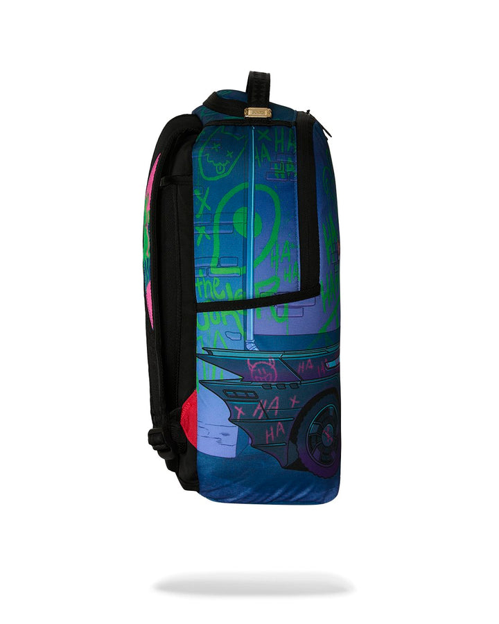 DC JOKER TAGGED UP BATMOBILE BACKPACK