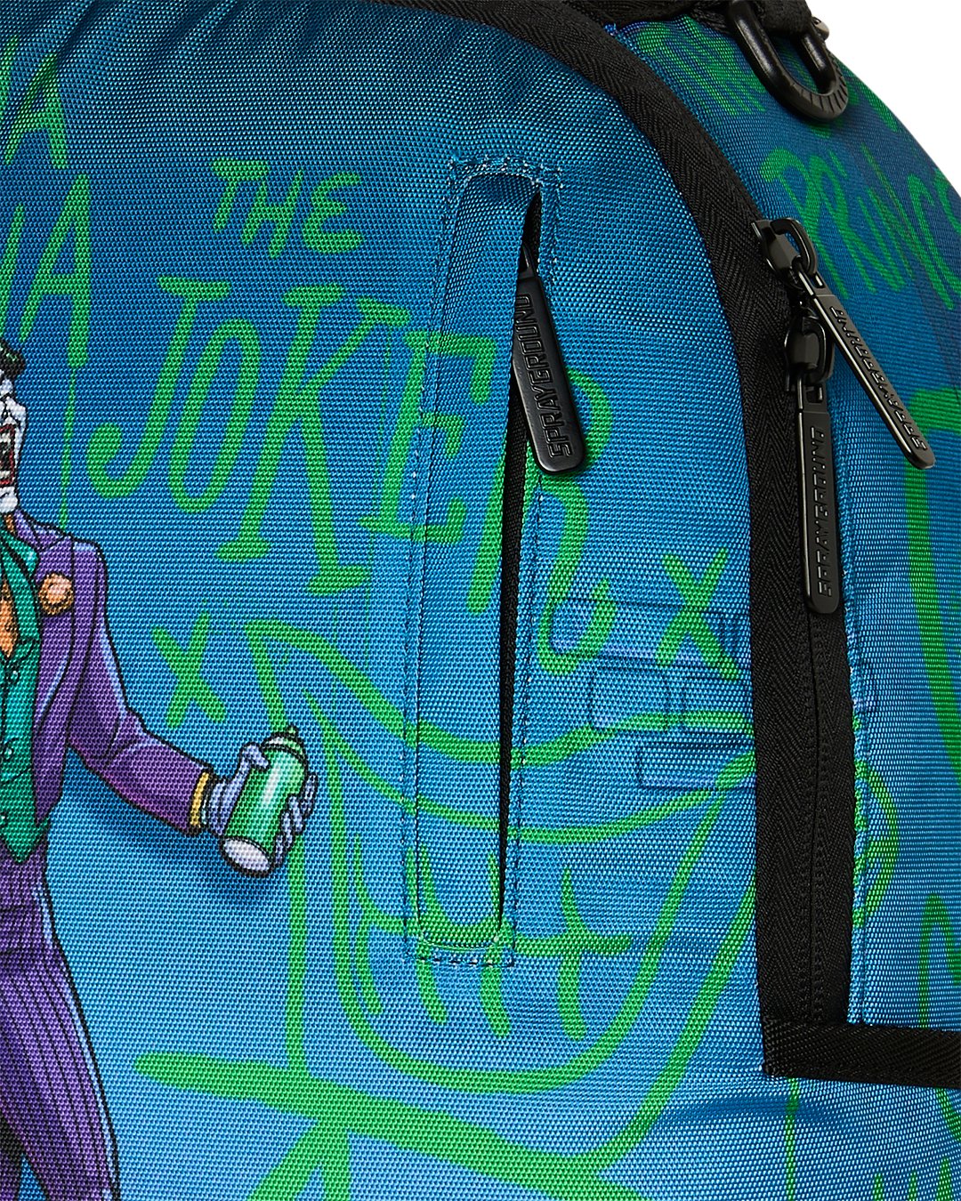 DC JOKER TAGGED UP BATMOBILE BACKPACK