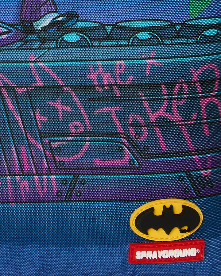 DC JOKER TAGGED UP BATMOBILE BACKPACK