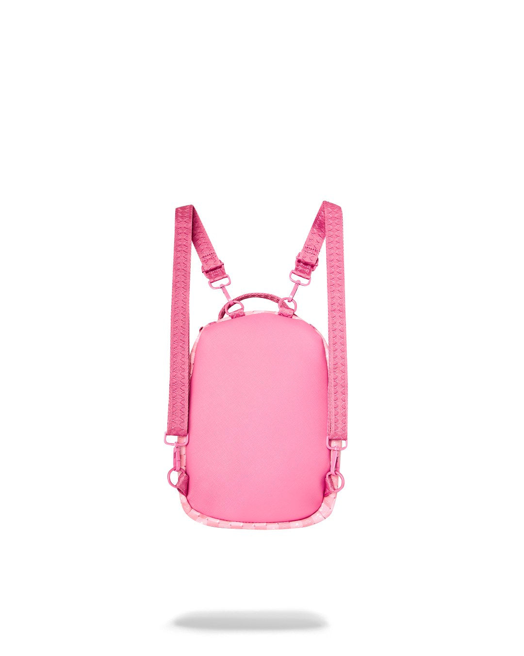 PINK NEW CHECK FACES MINI BACKPACK