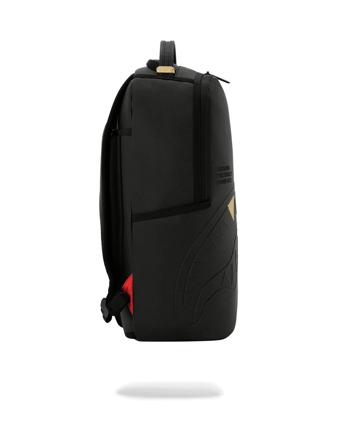 BLACKED OUT EMBOSSED GOLD TOOTH BACKPACK