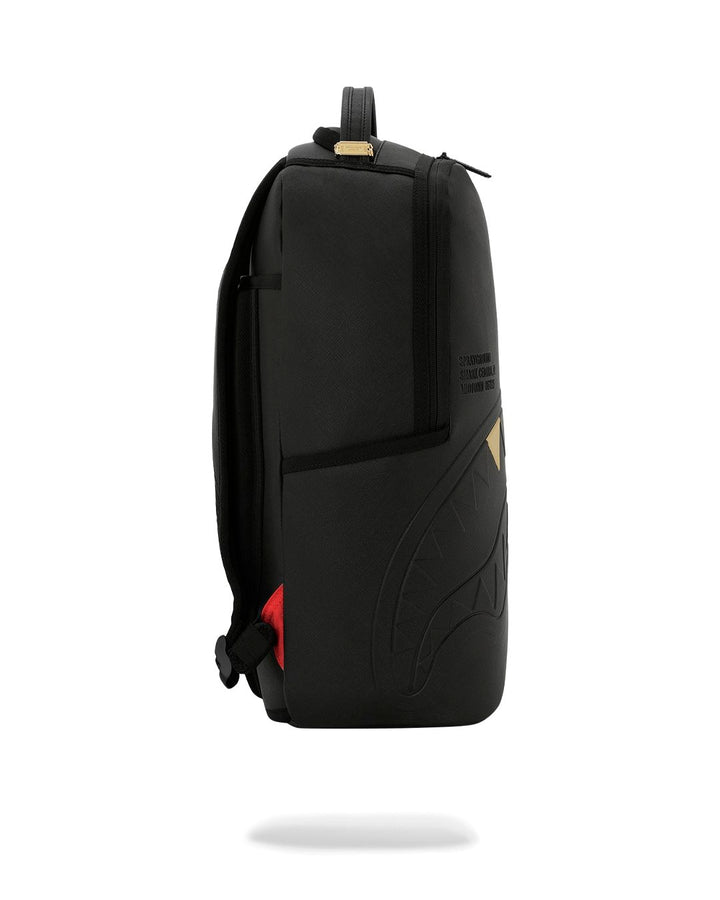 BLACKED OUT EMBOSSED GOLD TOOTH BACKPACK