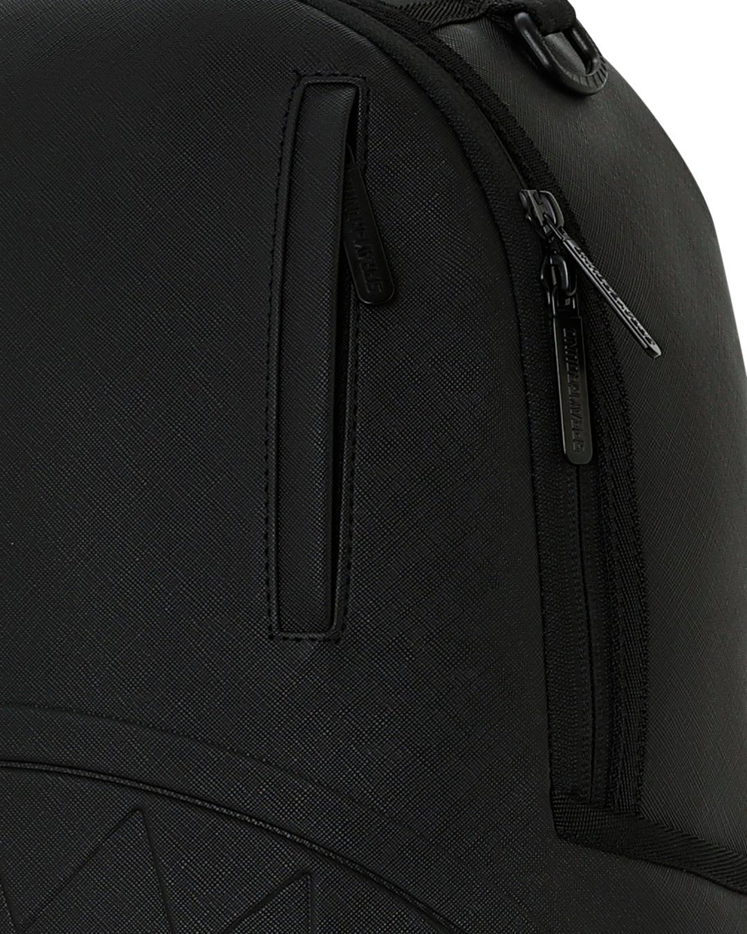 BLACKED OUT EMBOSSED GOLD TOOTH BACKPACK