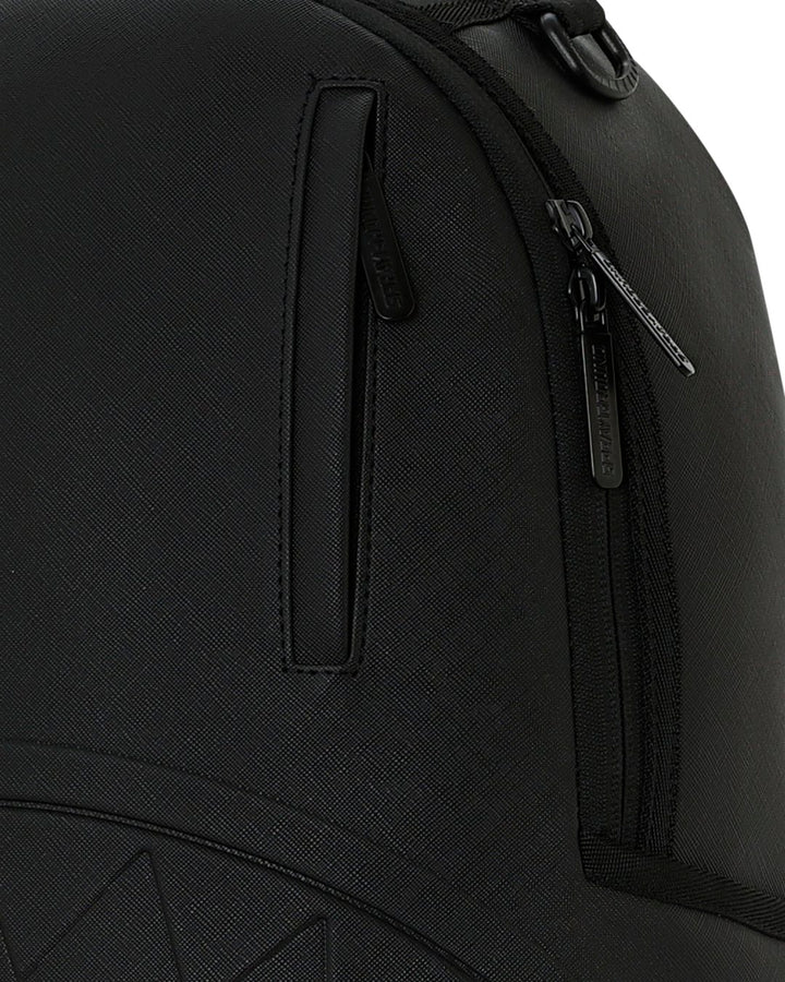 BLACKED OUT EMBOSSED GOLD TOOTH BACKPACK