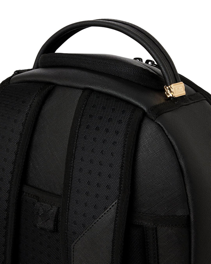BLACKED OUT EMBOSSED GOLD TOOTH BACKPACK